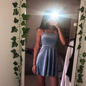 Velvet Blue Dress
